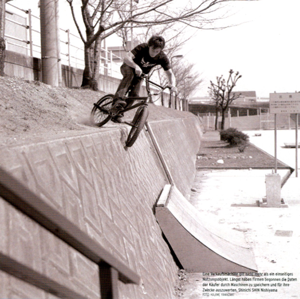 Ausgabe 57: In Japan wird nicht nur Flatland gefahren. Shinichi Nishiyama mit einem Tireslide