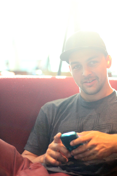 Marc Remmert ist gerade auf der Interbike, um neue Teamfahrer für Dev.-Clothing anzuwerben