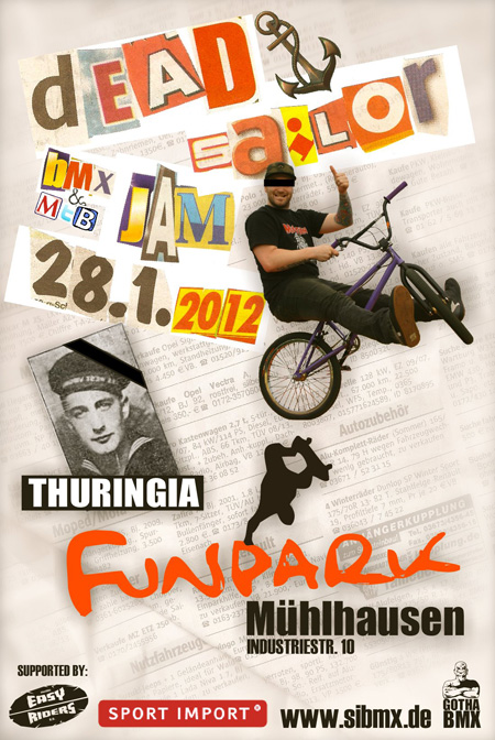 Dead Sailor Jam 2012 Flyer