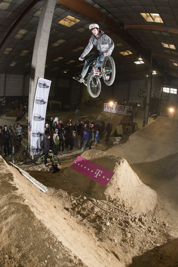 Max Bergmann bei der Telekom Local Support Dirt Challenge in der Mainzer Halle 5 Foto: Kay Clauberg