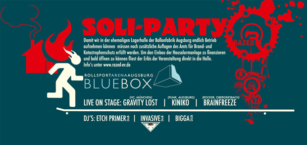 Hausalarm Razed Augsburg BlueBox