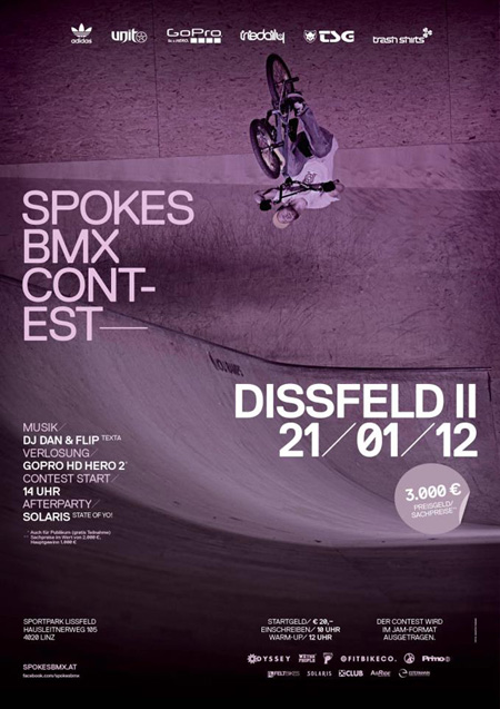 Spokes BMX-Contest 2012 Flyer