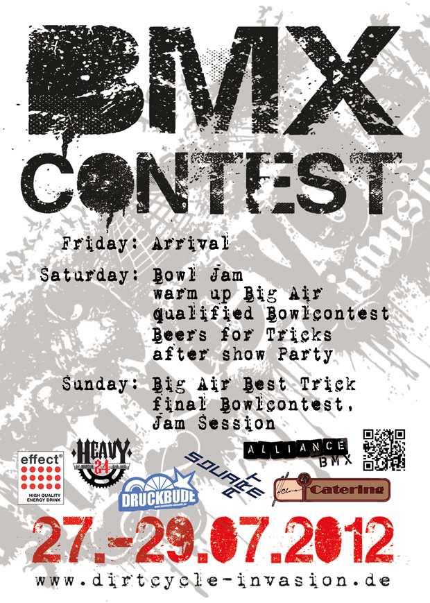 Dirtcycle Invasion Flyer Rückseite