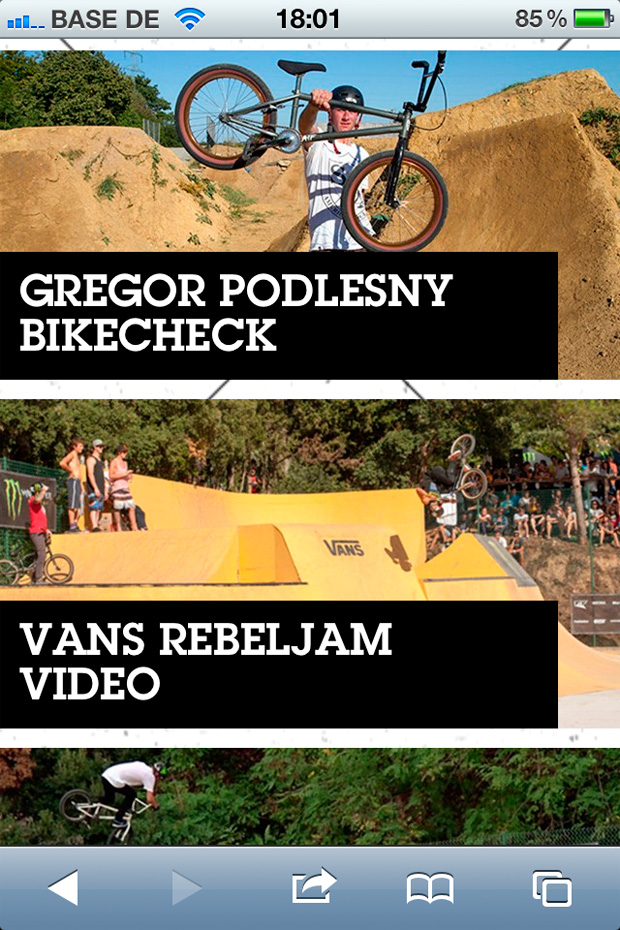 freedombmx-Mobilversion