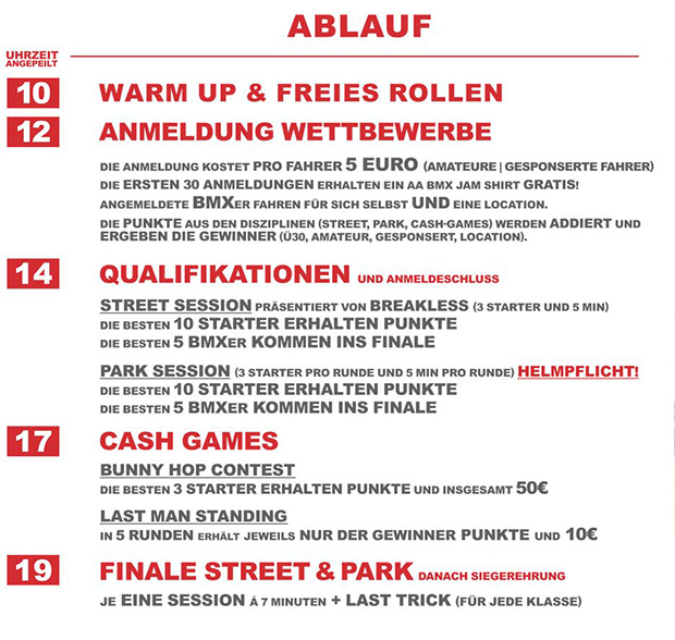 April-April-BMX-Jam-Obhausen-Ablauf