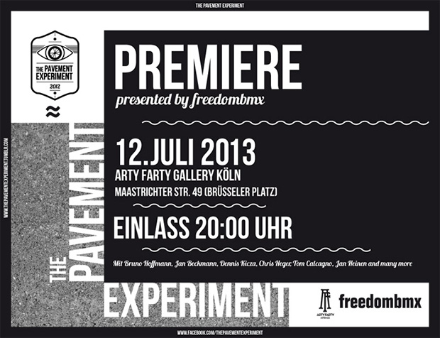 The Pavement Experiment Videopremiere in Köln