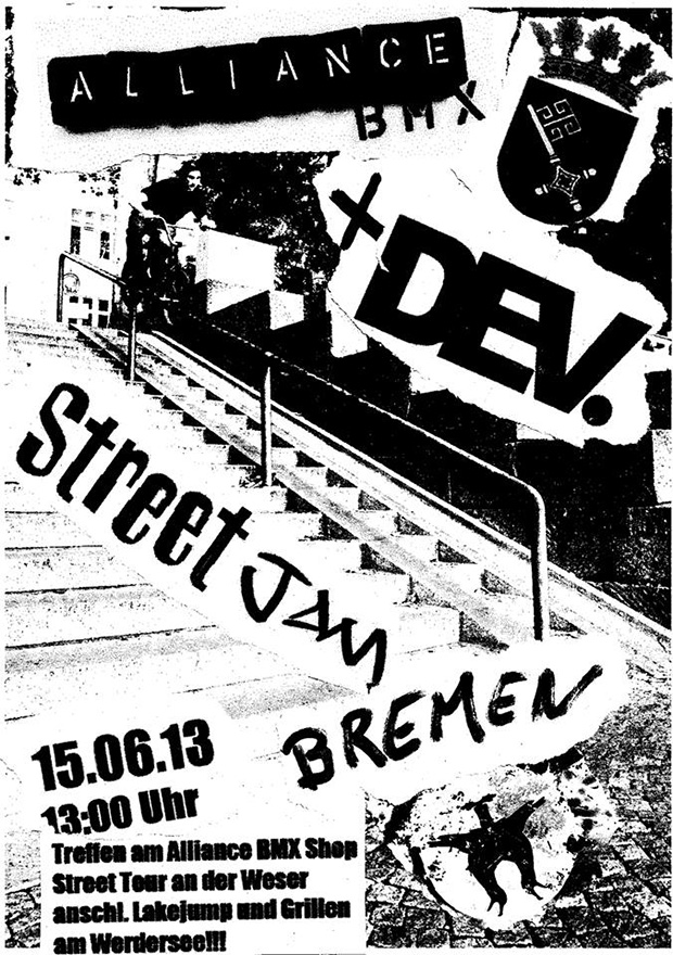 BMX-Street-Jam-Bremen-Alliance-Dev-Clothing-Flyer