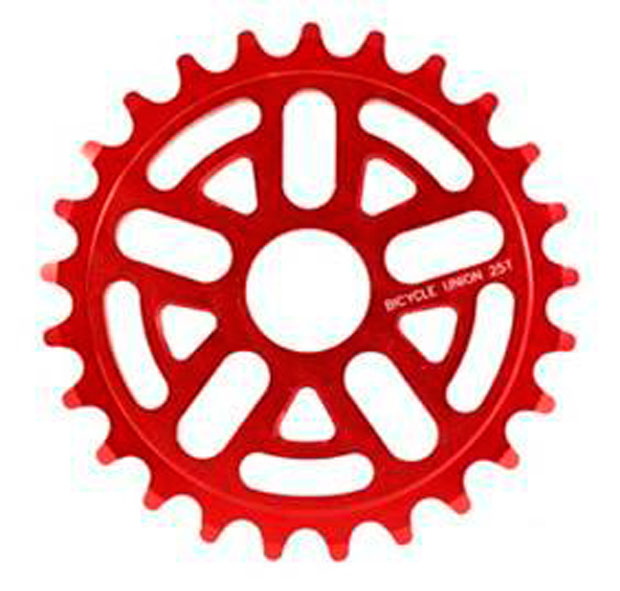 Bicycle Union Sprocket V red
