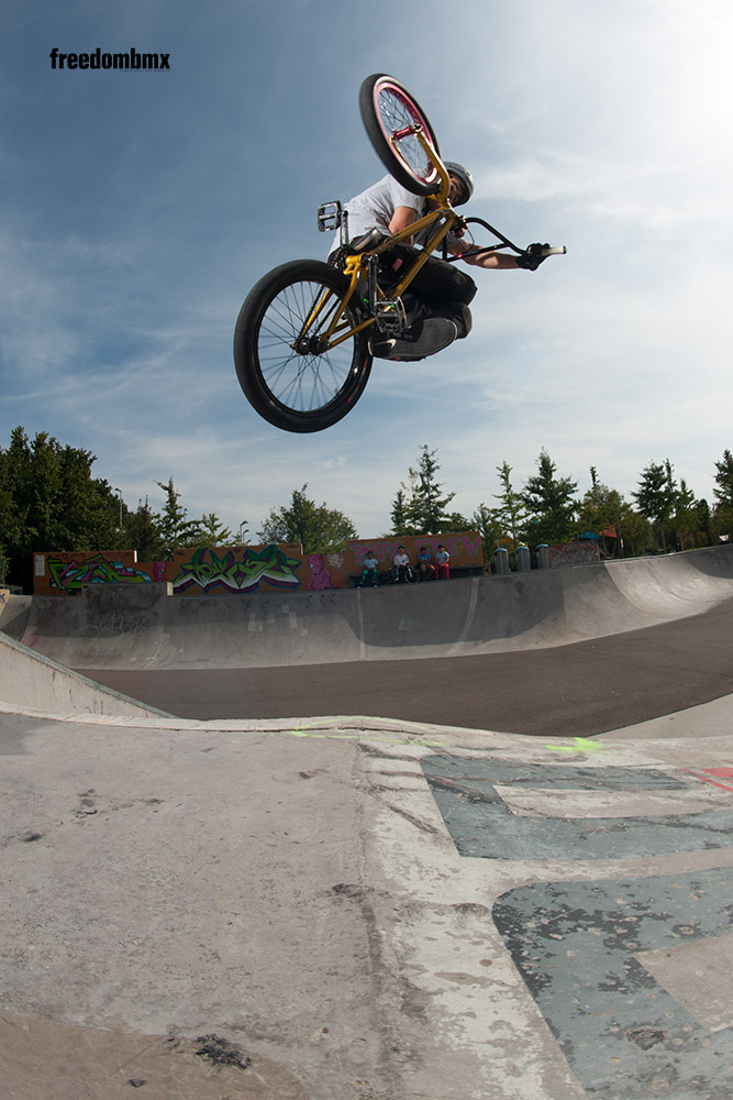 Dan "Danger" Oswald auf dem shokomonk-Trip im Skatepark Tuttlingen