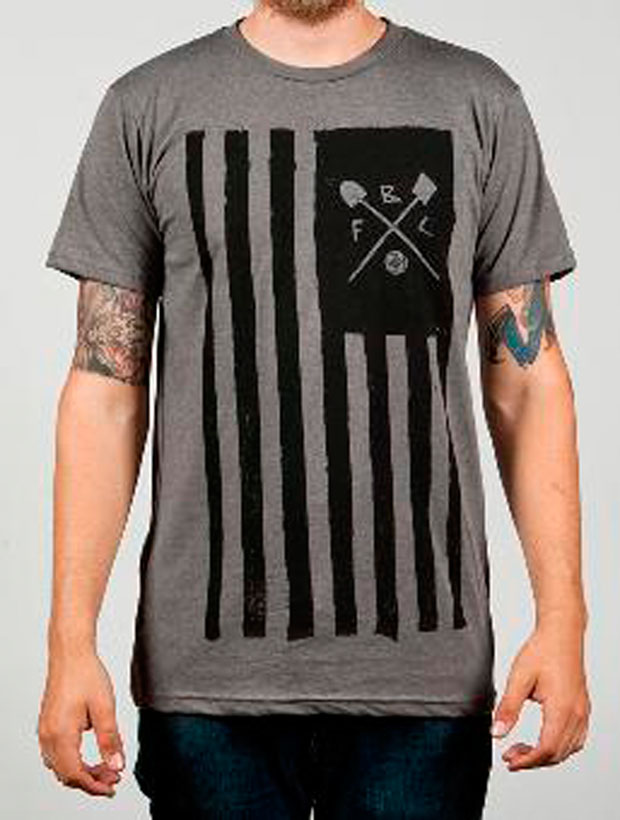 FIT T-SHIRT FIT_FLAG_HTR_GREY