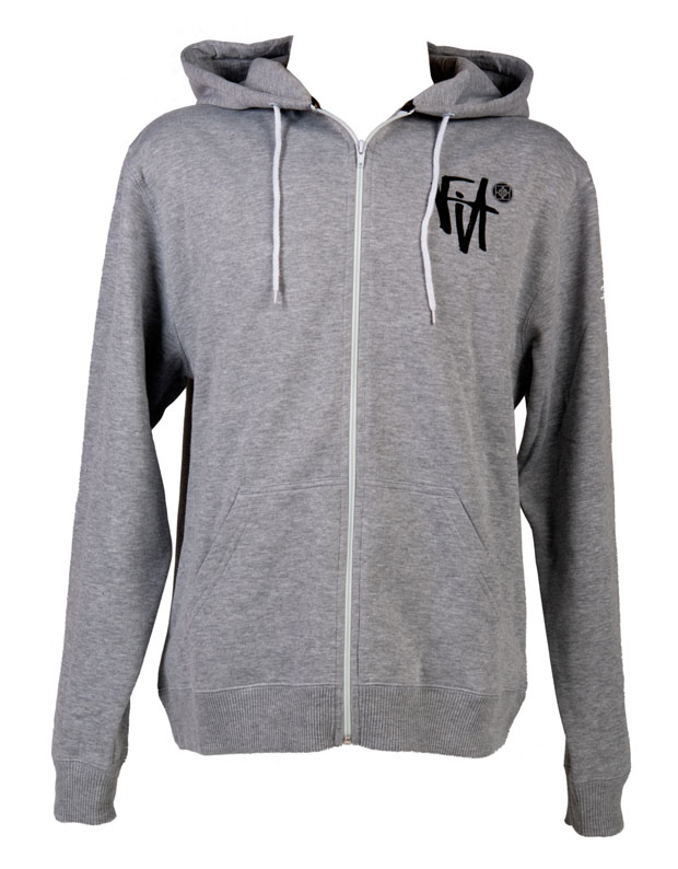 Fit Hoody Script Heather_1