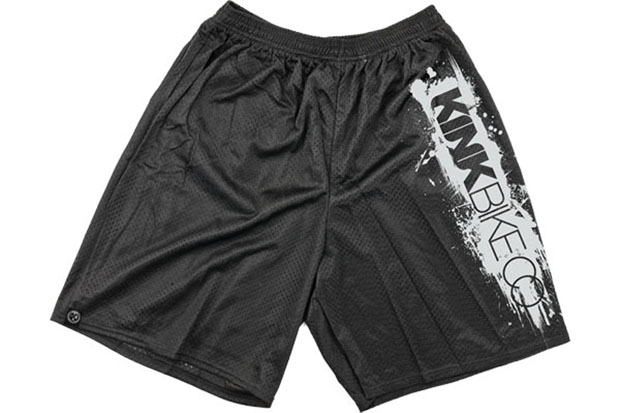 Kink-Shorts-Splatter-schwarz