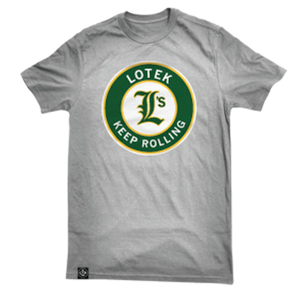 Lotek-T-Shirt-Rolling-grau