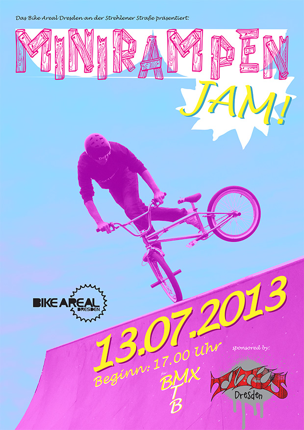 Bike-Areal-Dresden-Minirampen-Jam-Flyer