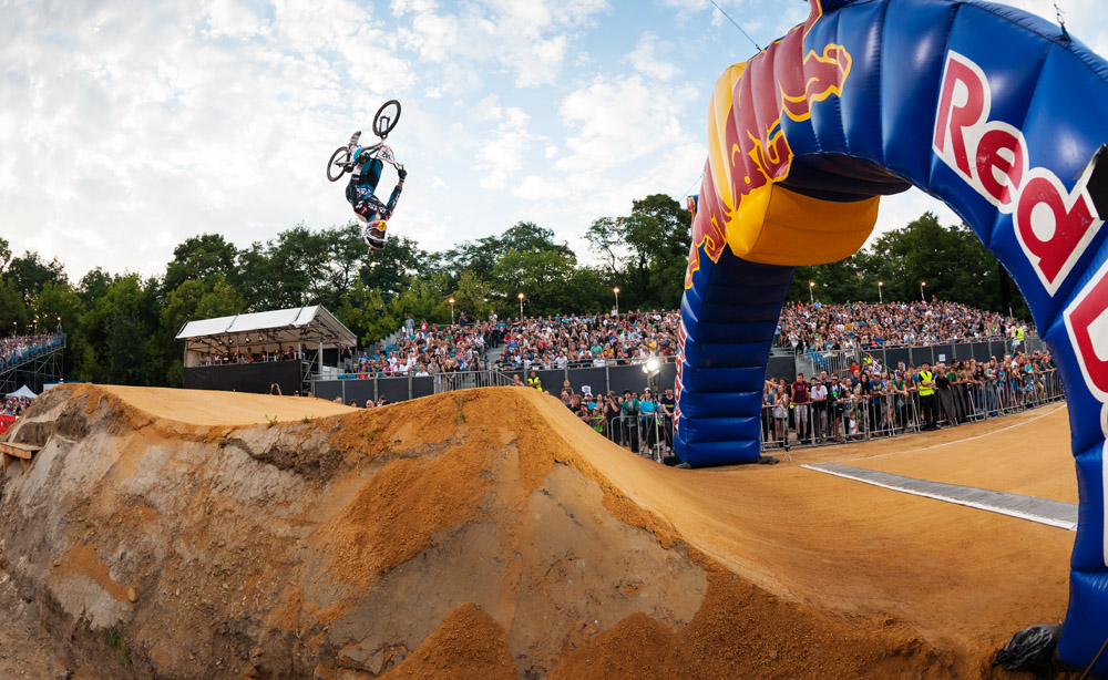 Chris Christensen (DEN) performs during the Red Bull R.Evolution at the Mellowpark in Berlin, Germany on August 17th 2013