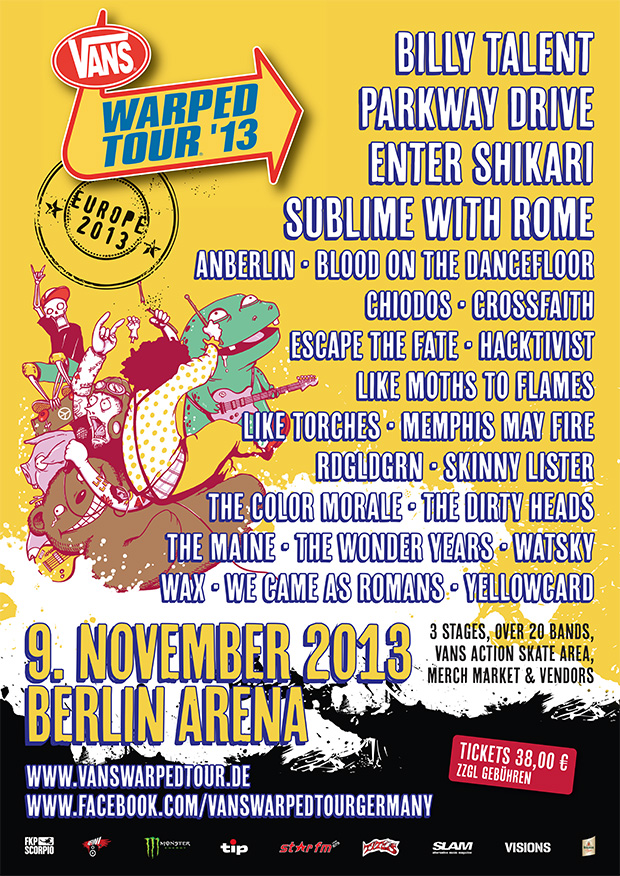 Vans Warped Tour 2013 in Berlin