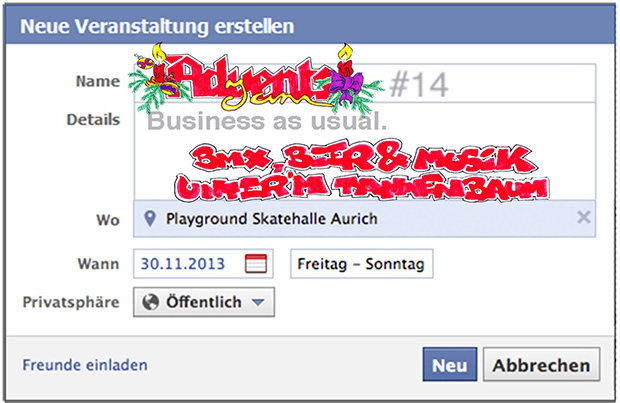 adventsjam-aurich-2013-flyer