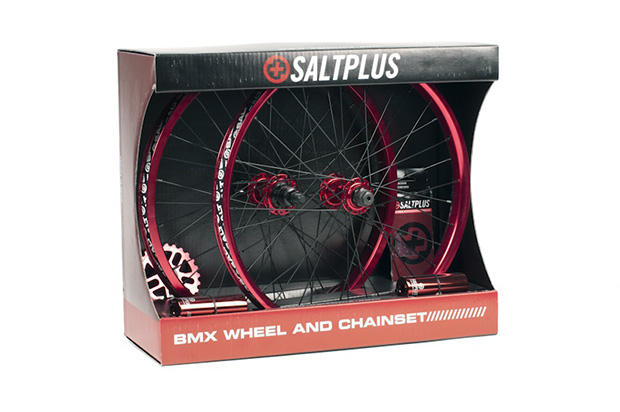 saltplus bmx kit summit laufräder kettenblatt kette pegs
