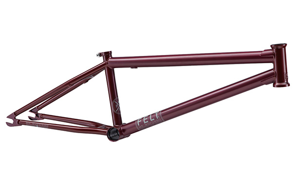 felt bmx rahmen mofongo maroon