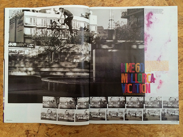 Björn "Bommel" Magers Tailwhip Gap auf Mallorca aus freedombmx Ausgabe 86
