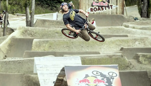 mike hucker clark gorge road trails bmx session