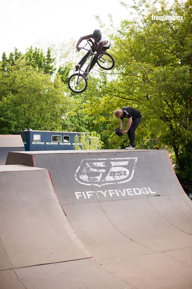 Verknotungen klappen mit dem neuen Fahrrad scheinen schon ganz gut