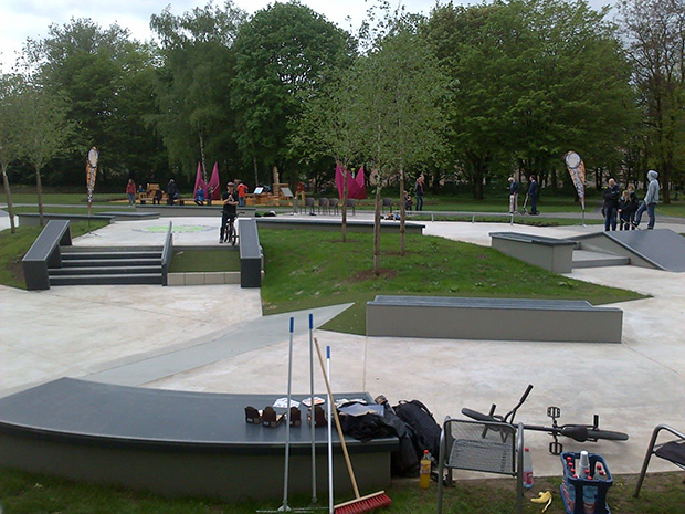 Der neue Skateplaza in Gießen