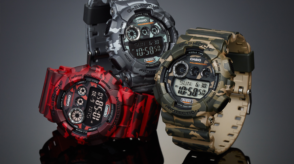 Bei uns kannst du eine von drei Uhren aus der Camouflage-Kollektion von G-Shock gewinnen. Hier erfährst du, was du dafür tun musst – und das ist nicht viel!