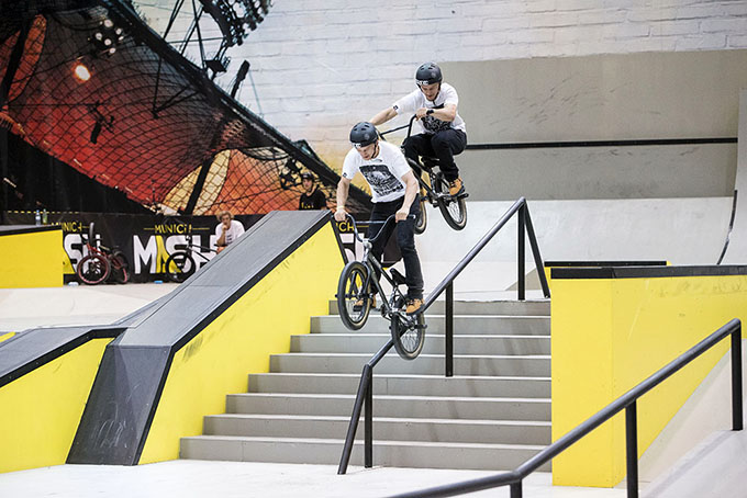 Wenn ein Streetontest in München stattfindet, dann natürlich nicht ohne den FC Bayern der Best-Trick-Contests: Pierre Hinze!