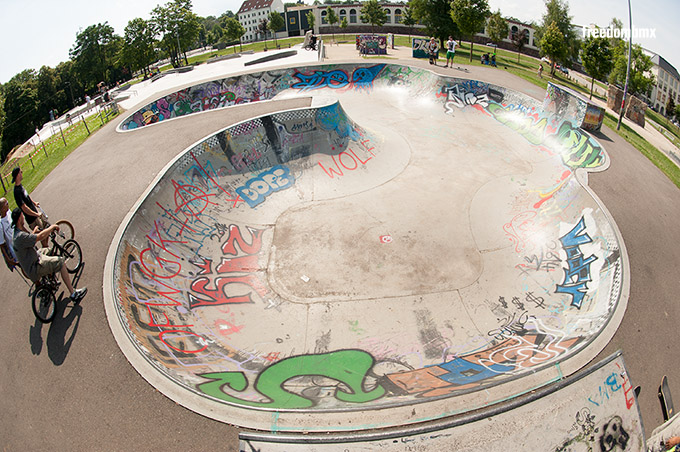 Der alte Bowl im Konkordiapark steht auch noch
