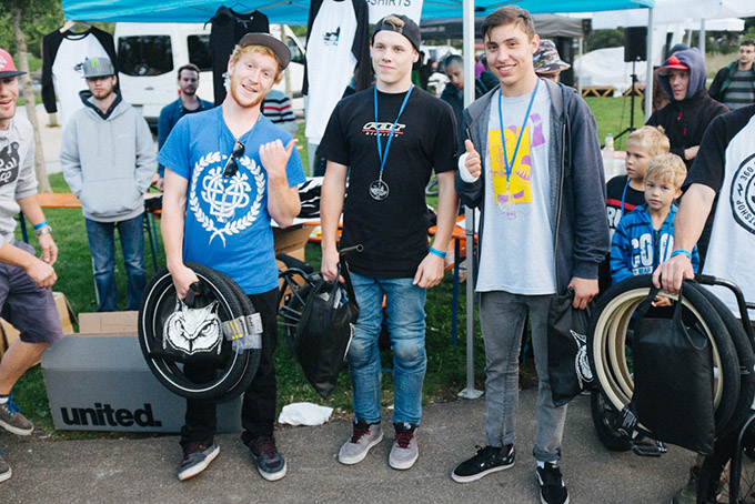  So sehen Gewinner aus (v.l.n.r.): Tom Schorb-Mergenthaler, Timo Schnecke und Miguel Smajlji