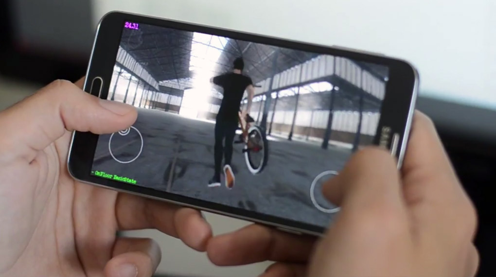 Die Entwickler von BMX The Game haben sich dazu entschlossen, ihr Spiel auch für Android und iPhone anzubieten. Und so soll das Ganze dann ungefähr aussehen.