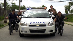 Mit Josh Bedford, Grant Castelluzzo, Mat Houck, Justin Simpson und Jeff Wescott von Mutiny durch Philadelphia. Ist der Hammer, willst du gucken!