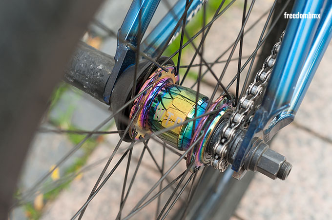 Nach anfänglichen Schwierigkeiten hat sich Slicklas mittlerweile an seinen Freecoaster gewöhnt