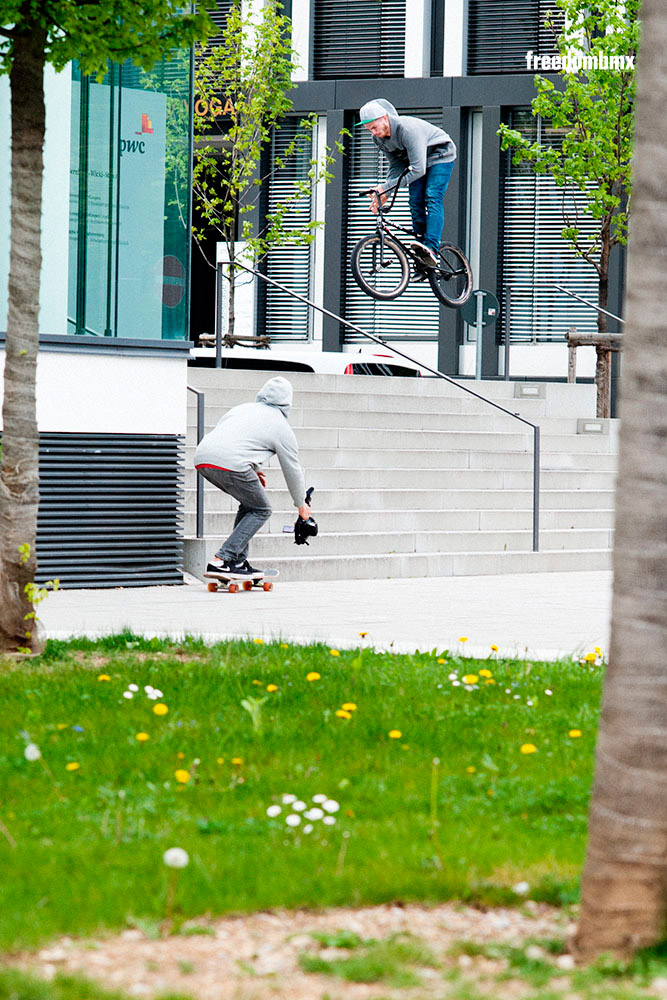 Daniel Tünte am Anfang (!) der Line, die es als Ender in unser Video vom Springbreak 2014 geschafft hat.