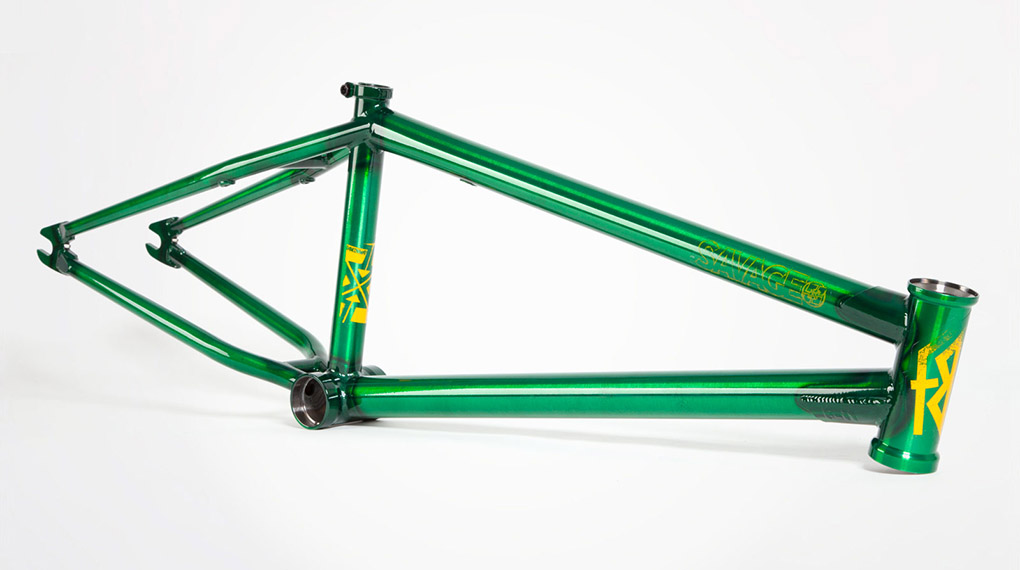 Produkt des Tages: Dan Conway hat einen Signature-Rahmen. Der Fit Savage kann einiges, denn die extradicken Rohre machen ihn perfekt für den Street-Einsatz.