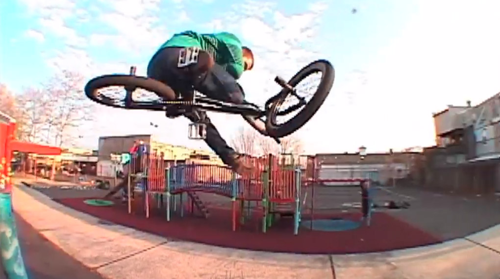 Joby Suenders Section auf der Chocolate-Truck-DVD weist erstaunlich wenig Grinds, dafür aber eine hohe Tabletopdichte auf. Bam Bam!