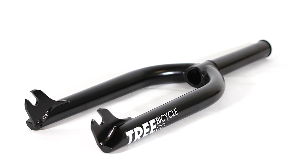 Produkt des Tages: Die Tree Okan Gabel gibt es auch mit schraubbaren Bremssockeln und für die unter euch, die nicht auf dem Holzpfad sind mit Holzmaserung.