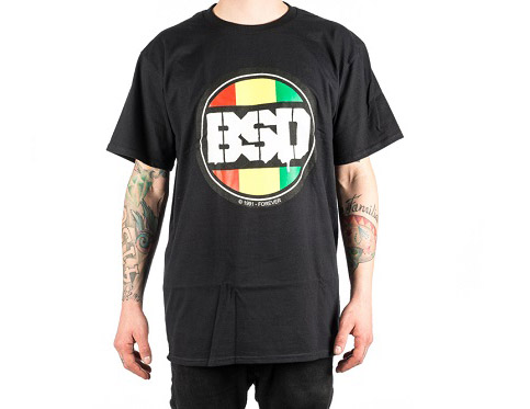 BSD 'Rasta Dot' Shirt, schwarz oder weiß, m-xxl, 27,95 €
