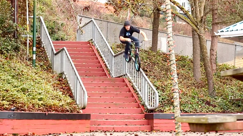 Jake Ortiz kann alles fahren, völlig egal um was es sich handelt. Und das sogar, obwohl er kein völlig schwarzes Fahrrad hat. Sachen gibt