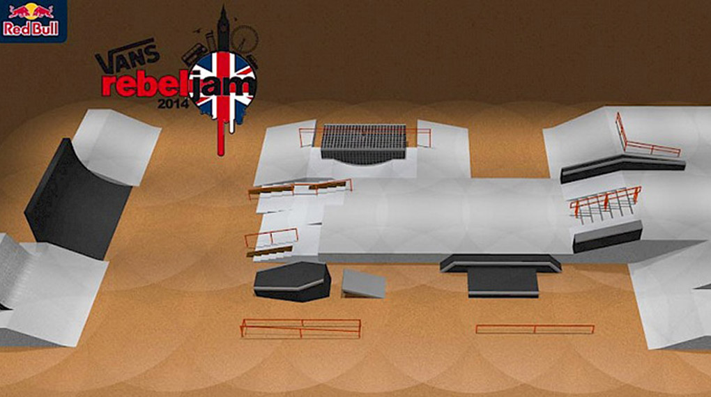 Wir verraten, wie der Streetparcours für den Vans rebeljam 2014 aussieht und wo an diesem Knallercontestwochenende in London gefeiert wird.