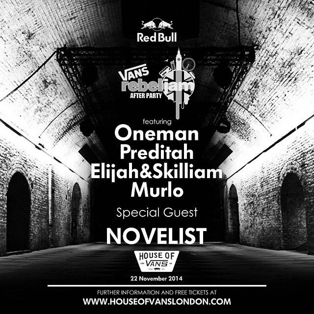 Vans rebeljam London 2014 After Party