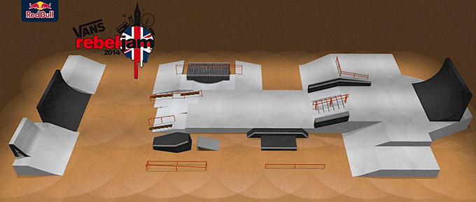 Vans rebeljam Street Parcours 2014