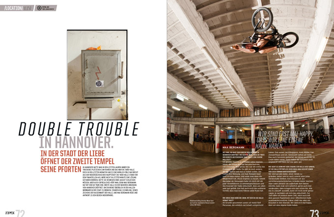 freedombmx 122 Hannover Yard Halle