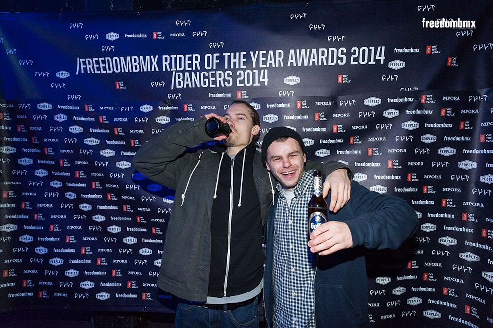 freedombmx Bangers & Rider of the Year 2014 Partypics