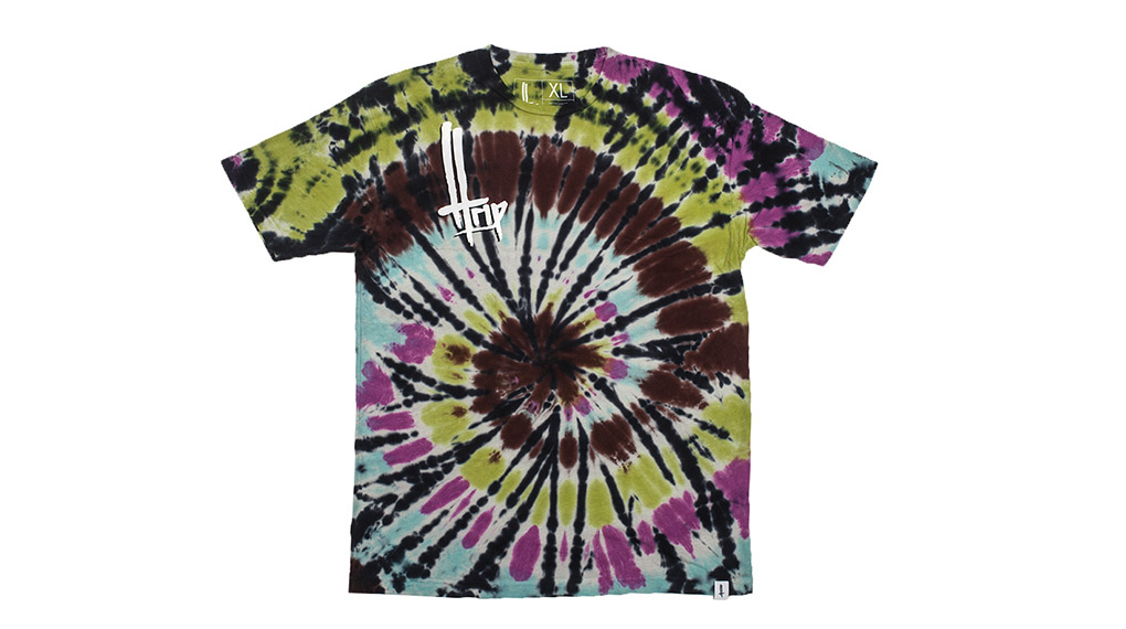 Produkt des Tages: Du hast richtig Bock auf Batik-Shirts? Dann bist du mit dem Tie Dye von The Trip bestens beraten. Schnell bei AllRide ordern lassen.