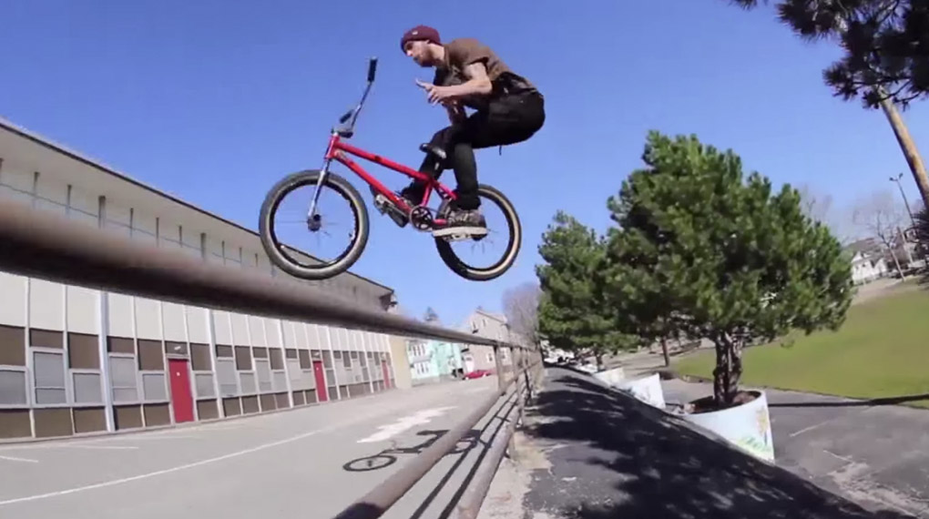 Chris Childs hat sein Rädchen für diese Section aus dem 