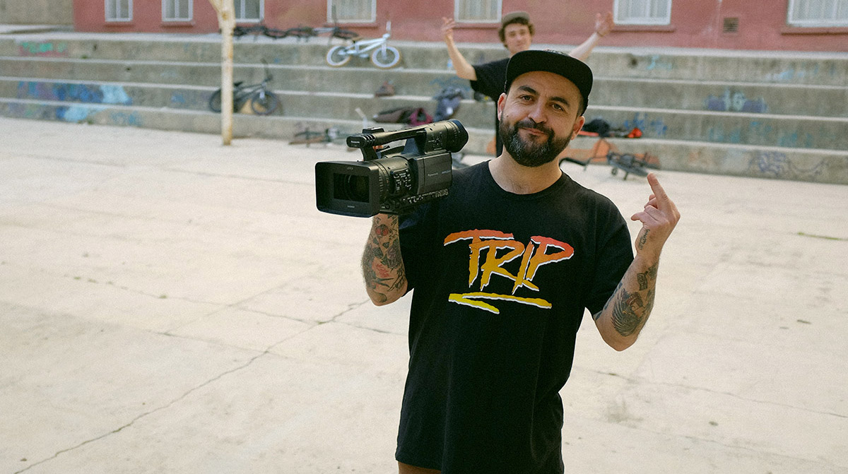 Fernando Gomarín Olaiz ist quasi der BMX-Pate in Barcelona und hatte die halbe Welt für Still Out Here vor der Kamera, inklusive Gastclips von Ty und Dak.