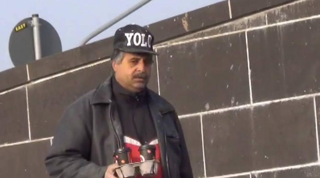 Bruno Hoffmann, Slaytanic, Dima Prykhodko, Felix Reinhard, Fabiano Catanzaro, Havel "Kuskus" Kuska und ein gewisser Saad geben sich den Hafenpark Frankfurt.