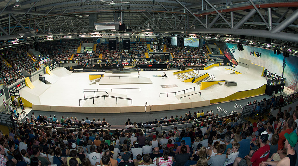 Der BMX Street Rink kehrt am 27. Juni im Rahmen des Munich Mashs 2015 in das Münchener Olympia-Eisstadion zurück. Hier gibt